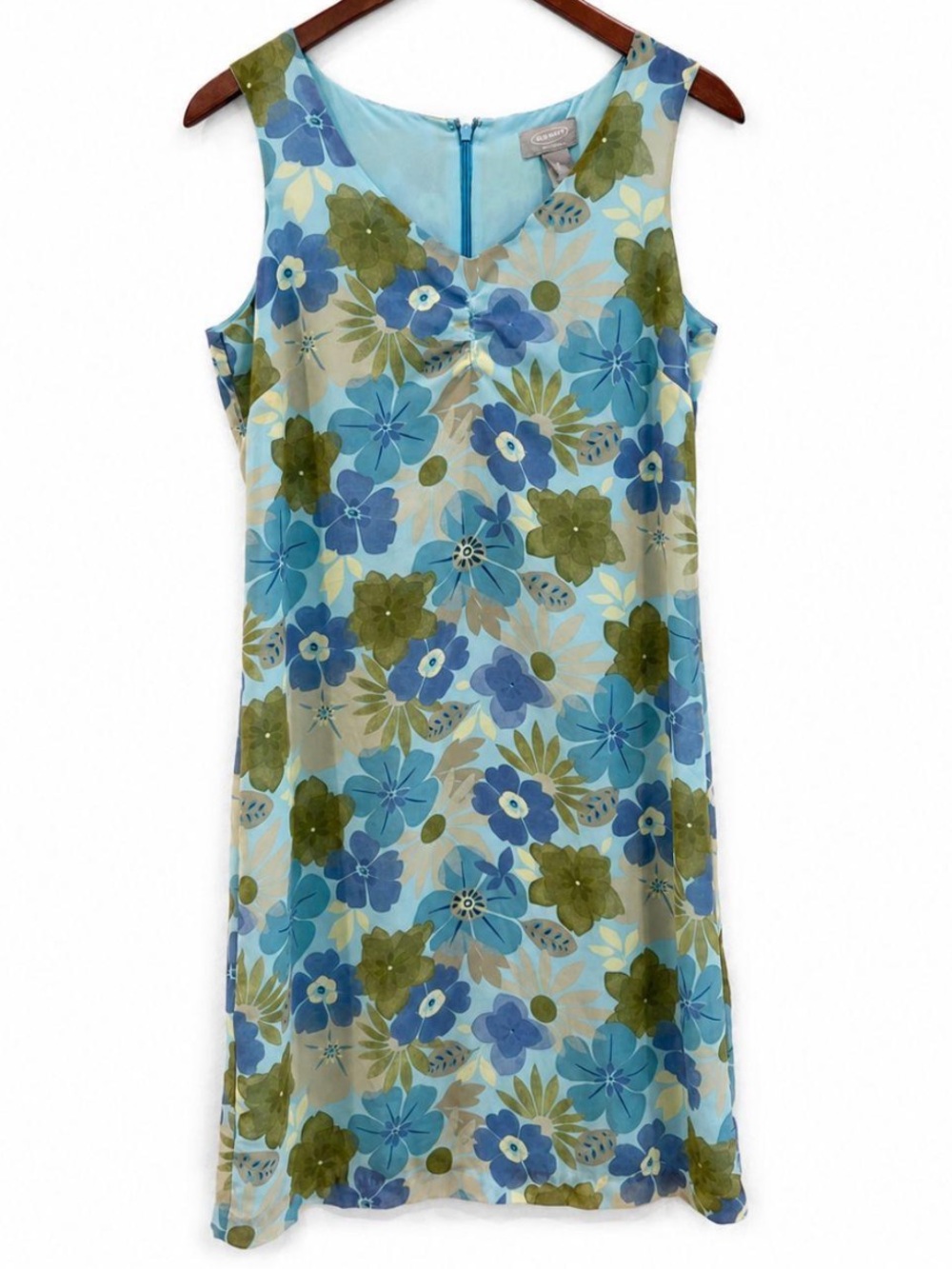Vintage Y2K Old Navy Flowy Slip Shift Midi Dress, Spring/Summer Sundress 8/M